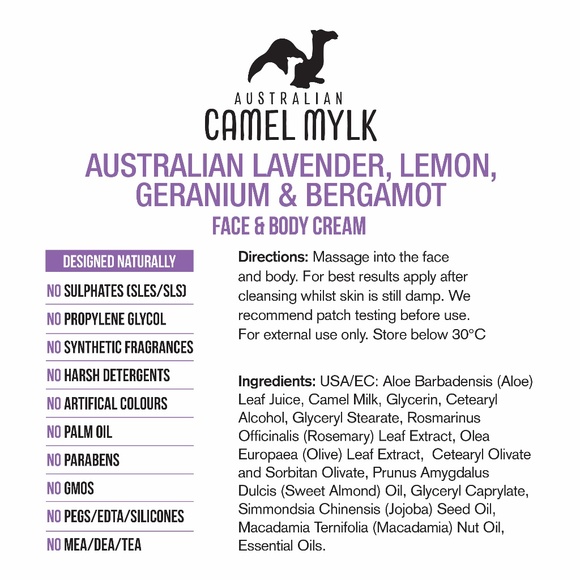 Camel Milk Face & Body Cream - Picture 3 of 3